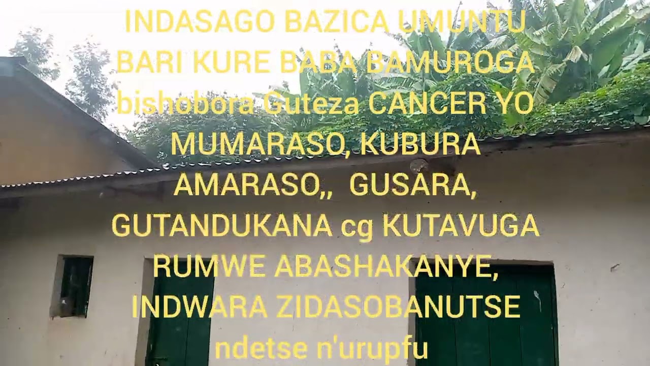 UBUROZI: Ayiwe nabyo ni Uburozi  kwibona baguciye indasago utabizi ingaruka ni ukubura amaraso....