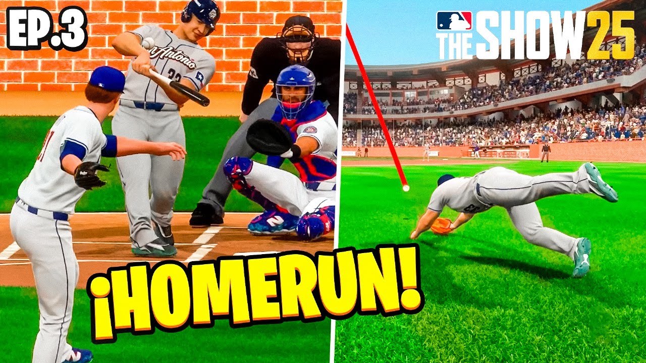 Si Fallas el Atrapadon Tienes que Pegar un HOME RUN! | MLB Road The Show 25 #3