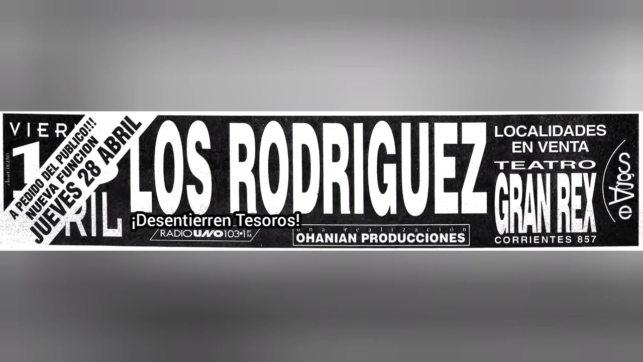 Mi enfermedad (Teatro Gran Rex 28/04/1994) - Los Rodríguez
