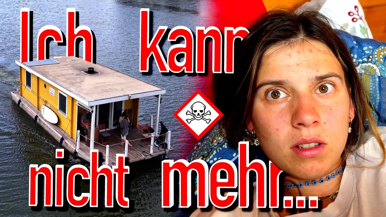 Ich war pl&ouml;tzlich richtig KRANK! 🤢😵&zwj;💫 Unser Hausboot-Abenteuer nimmt eine schlimme Wendung&hellip;