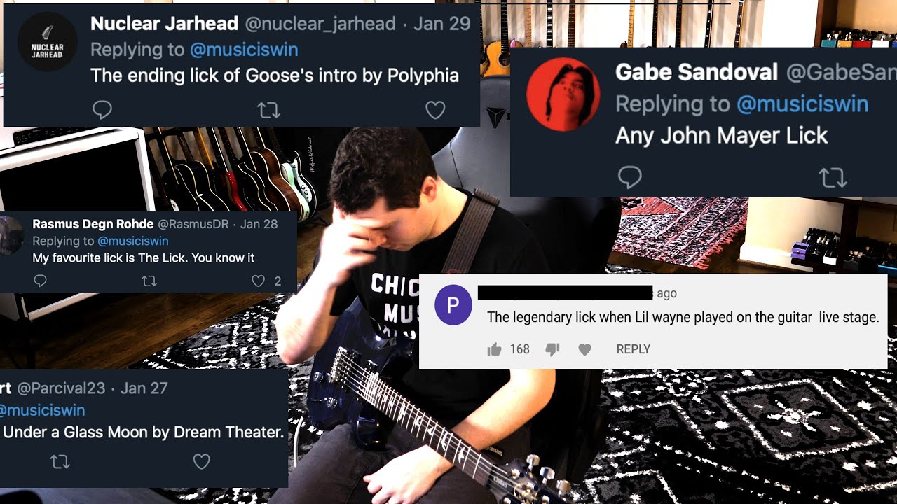 Learning and Playing Your Favorite Licks Submitted by Twitter