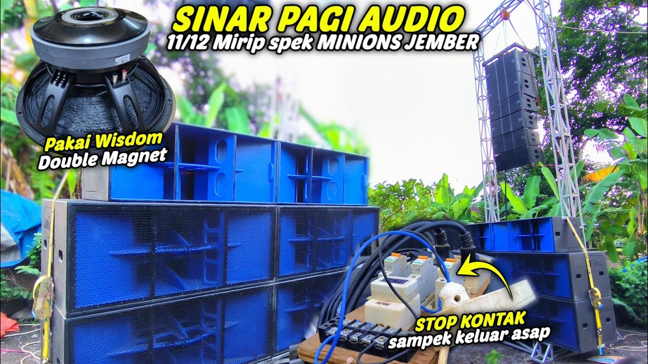 Makin NGERI Hentakan Wisdom dobel Magnit di box subwoofer CLA by laser pamekasan