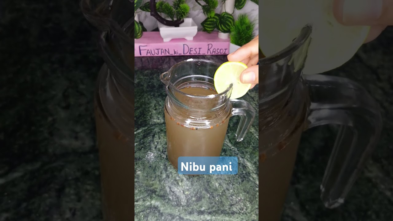 Shikanji Summer drink #nibu #recipe #nibupani #drink #easy #snacks #trending