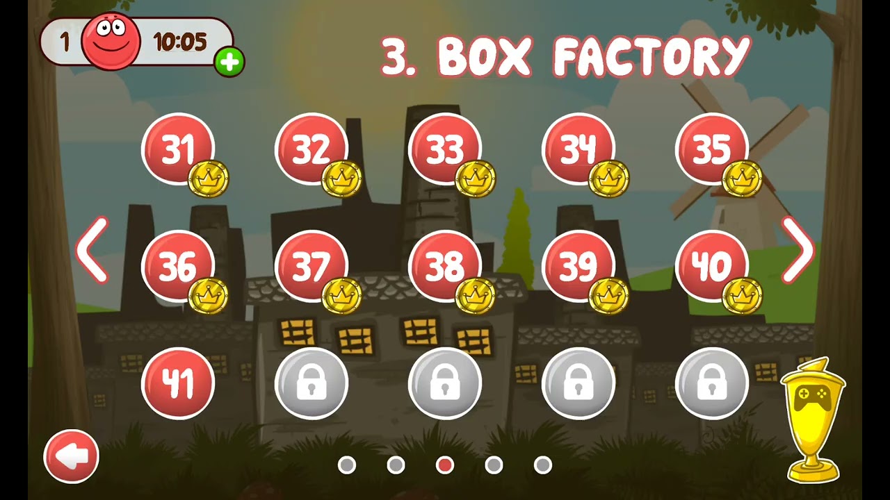 RED BALL 4 тут робот- квадрат босс ми виграли