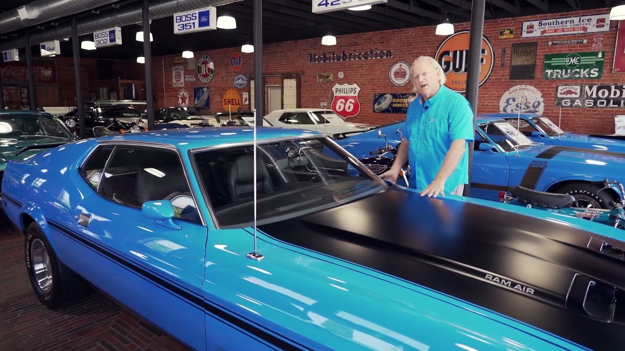 Grabber Blue Boss Quartet - Ford Mustang Collection