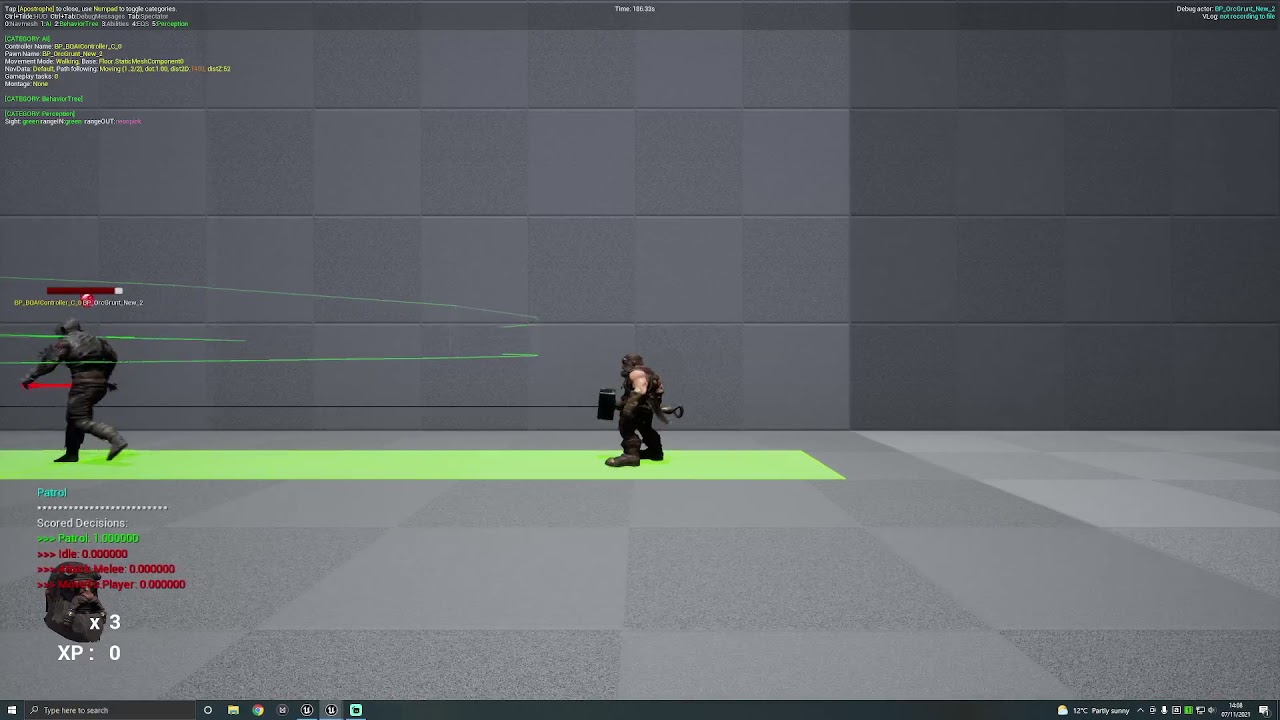 Testing Utility AI for my platformer (Demo)