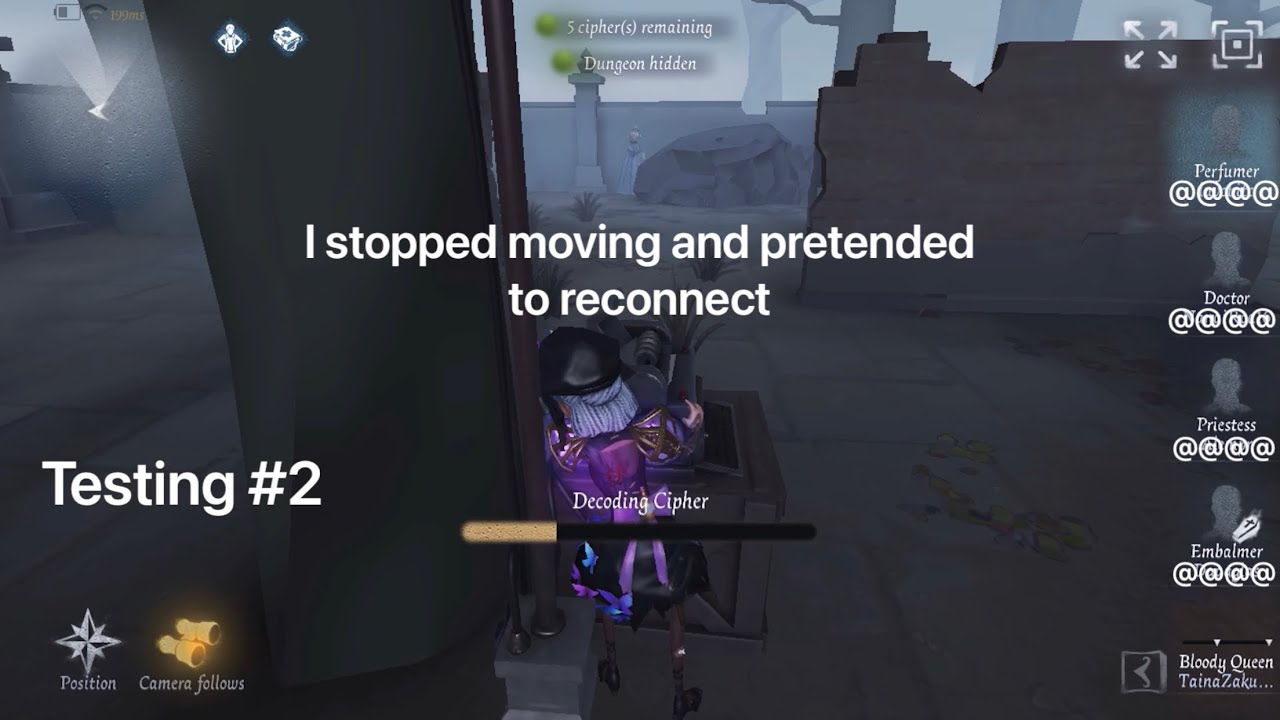 {Identity V} Pretending to Lag as a Hunter {Mary}! (Funny reactions)