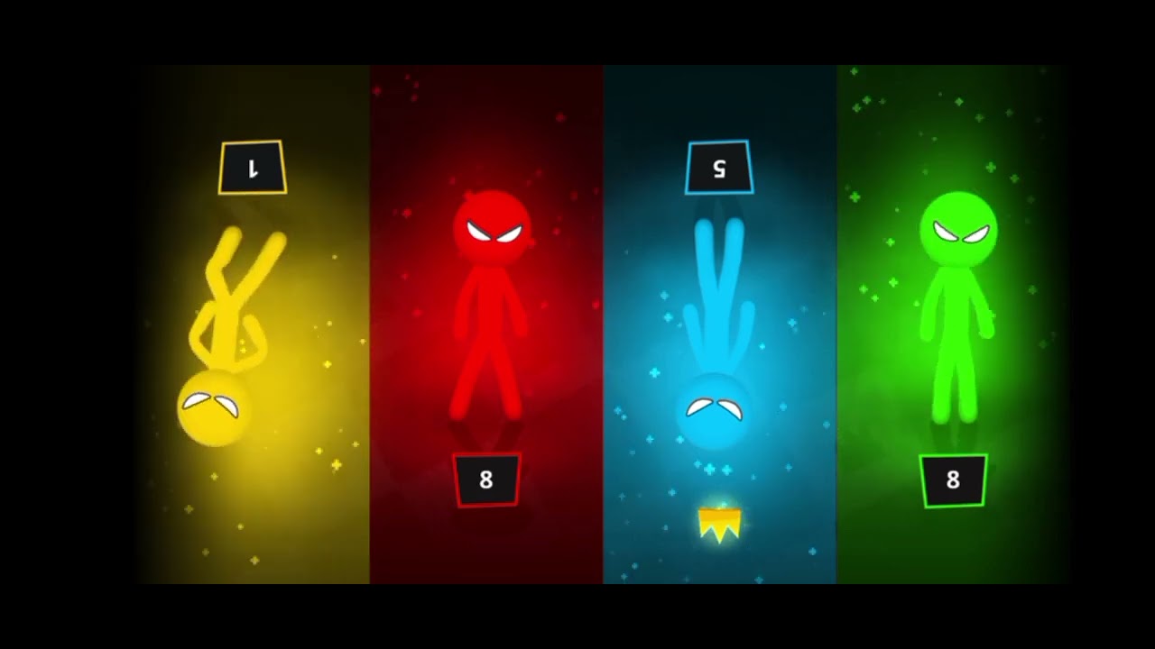 The Sticman Minigames Random Gamaplay- Stickman Party  1 2 3 4 Player