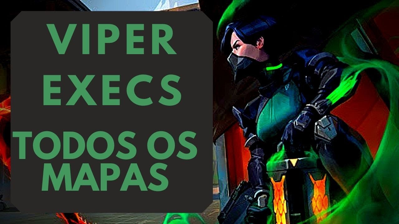 COMO JOGAR DE VIPER (TODOS OS MAPAS) - EXECUÇÕES, PAREDES E SMOKES