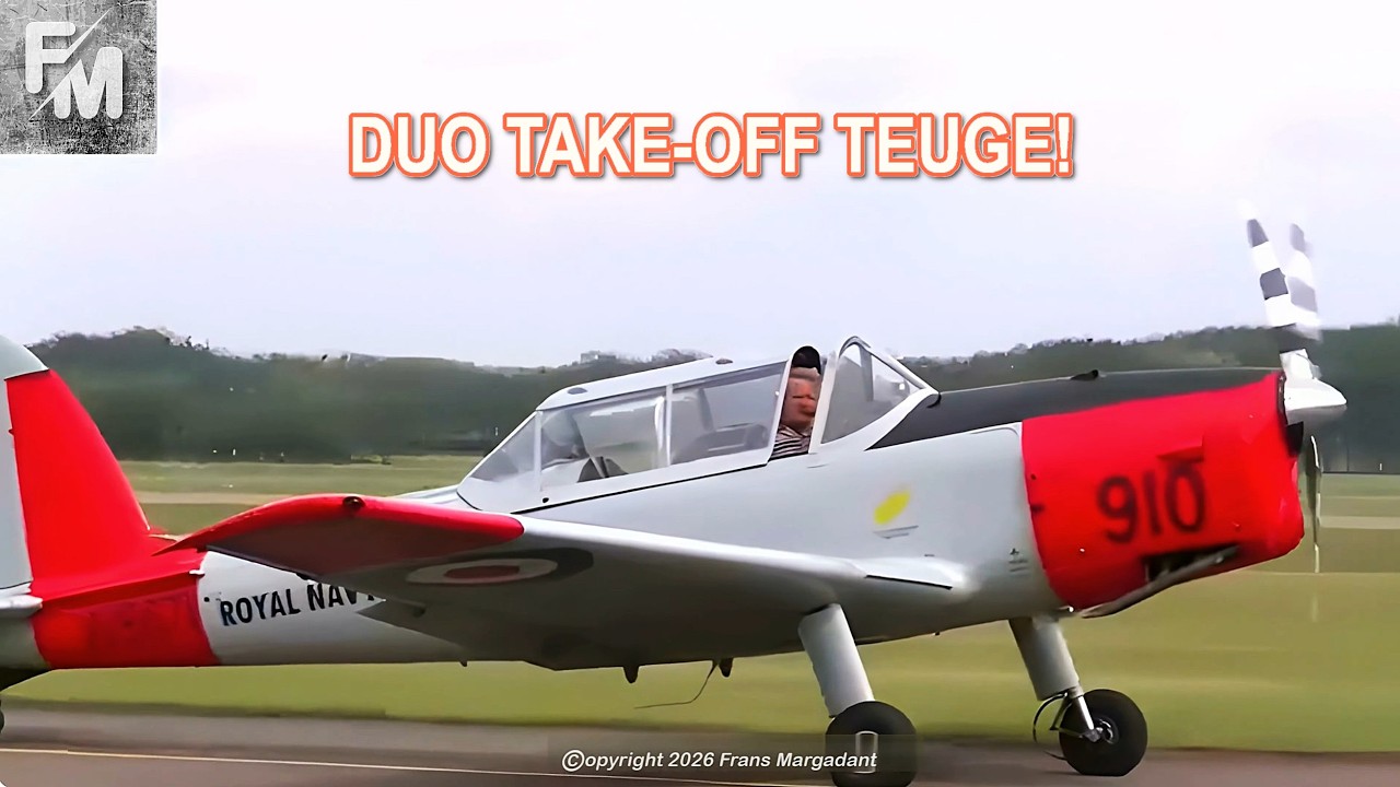 ▶️ Power and Grace: Duo Takeoff Antonov AN-2 and Chipmunk at Teuge Airport