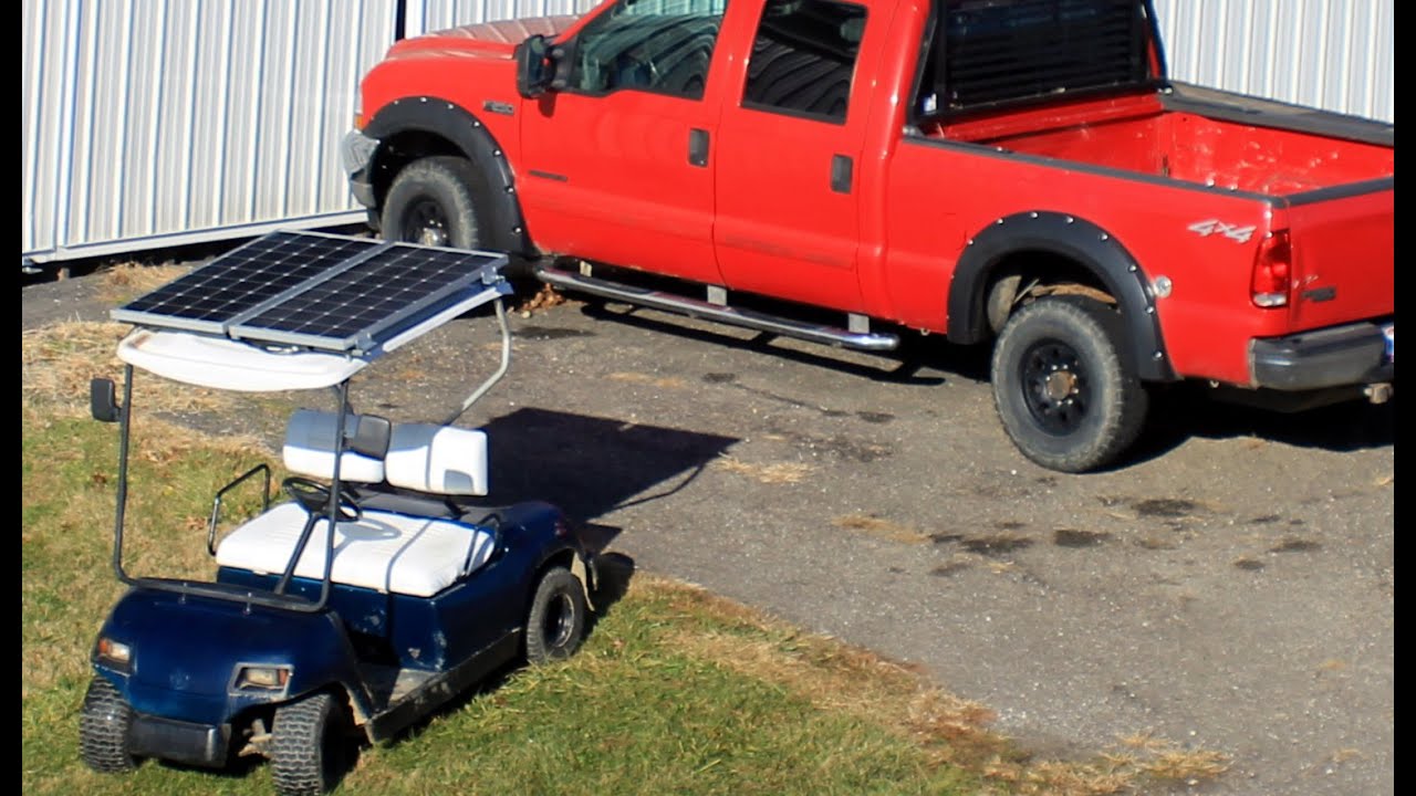 How to Convert an Electric Golf Cart to Solar Power - Part 1