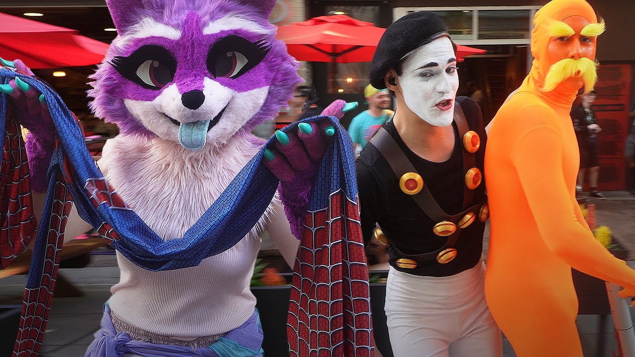 Humans? In my Furry Block Party? | Anthrocon 2024 | Fursuit Compilation