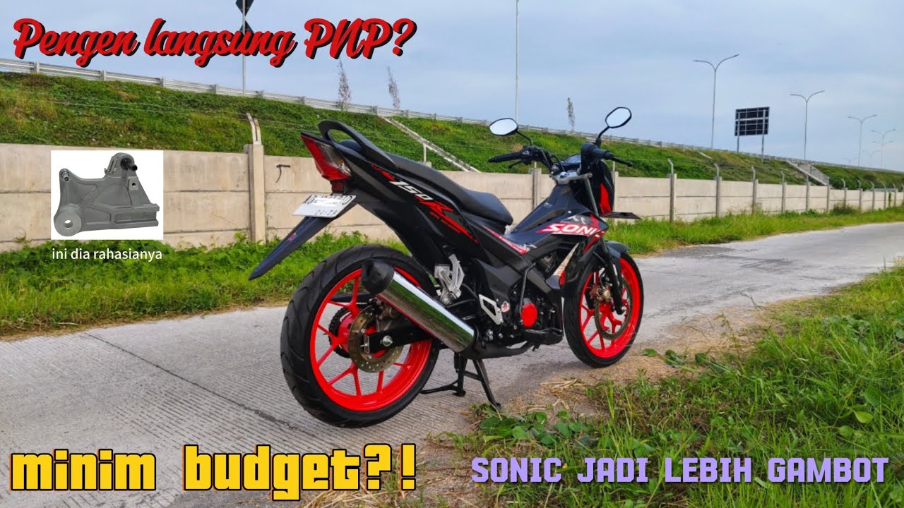 Pasang Velg Belakang Supra GTR di Motor Sonic 150 - Bisa Langsung PNP?! Sonic Gambot dan Kekar 🤩
