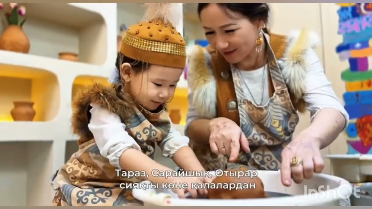 «Шебер әке, өнерлі ана, еңбекқор бала» байқауы.Тақырыбы: «Қыштан құмыра жасау»