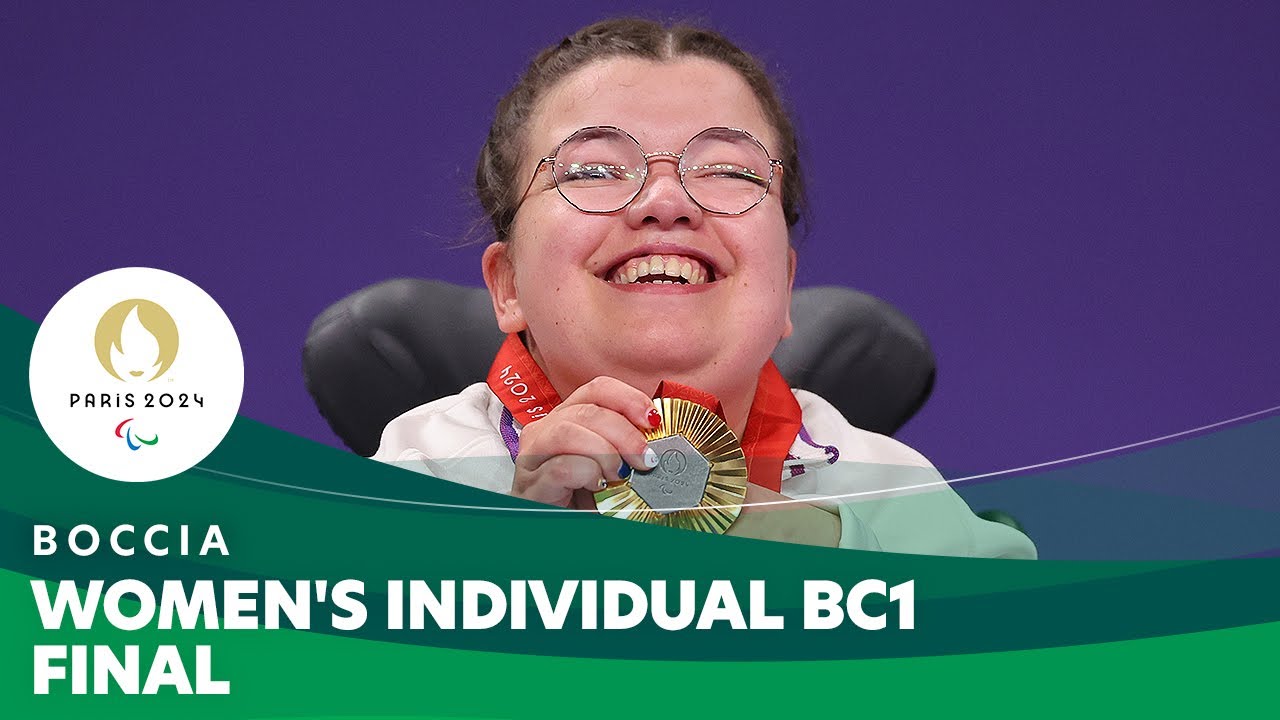 🇫🇷 Aurelie Aubert Grabs Gold in Women's Individual BC1 Final | Boccia - Paris 2024 Paralympics