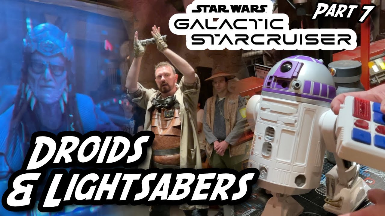 Does building a lightsaber or droid affect your Starcruiser Voyage? Galactic Starcruiser Part 7