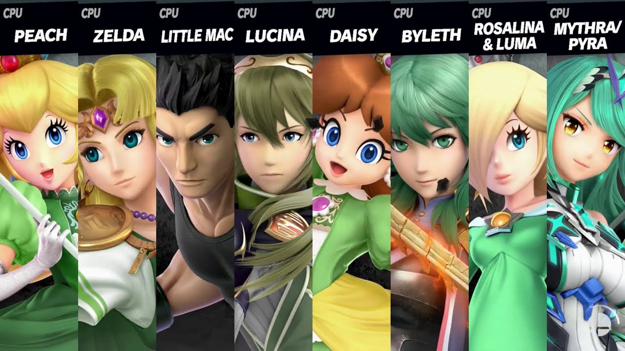 Super Smash Bros. Ultimate - St Patrick's Day is a day where everyone wears green