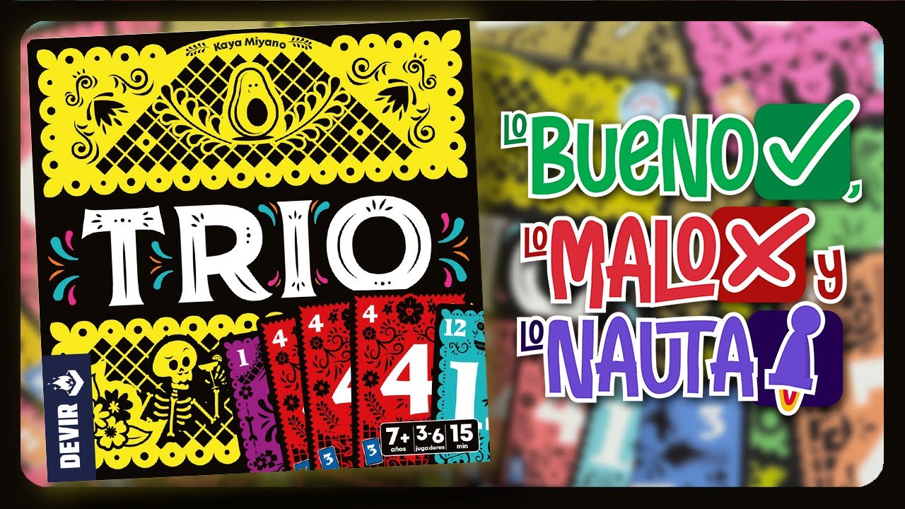 TRIO: ¿Vale la pena jugar? 🤔 Reseña con Lo Bueno, Lo Malo y Lo Nauta🎲🚀