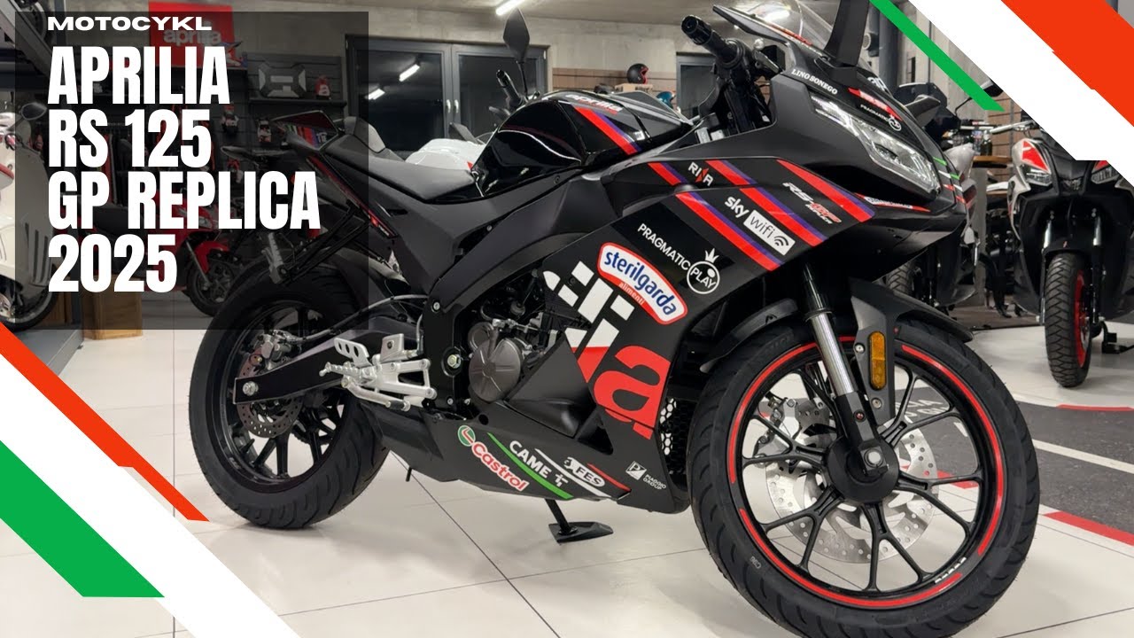 Najbardziej wyścigowa 125-tka na rynku? - Aprilia RS 125 GP Replica 2025