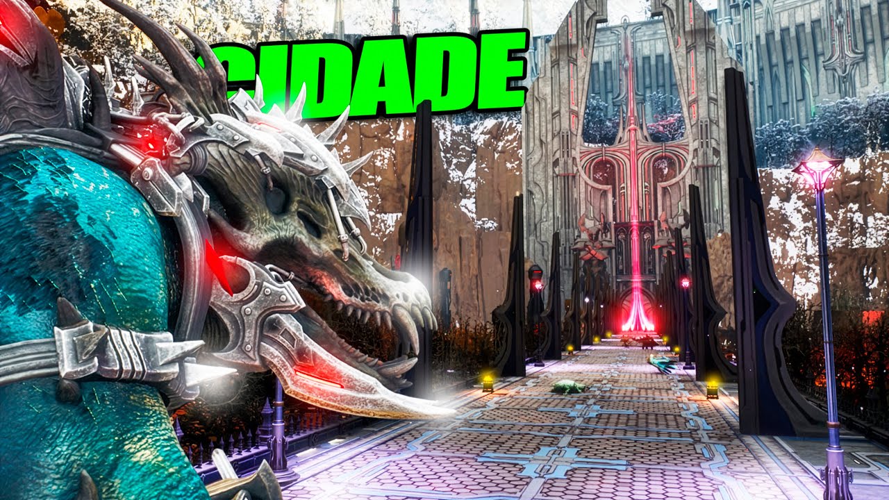 INVADI E DESTRUI A CIDADE DOS NPCs!! PREPARATIVO PRO BOSS!! - ARK LOST COLONY #40