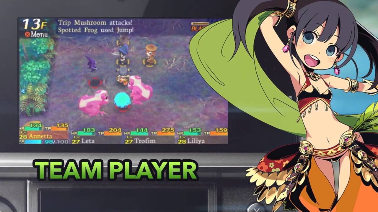 Etrian Mystery Dungeon: Dancer and Mystery Box!