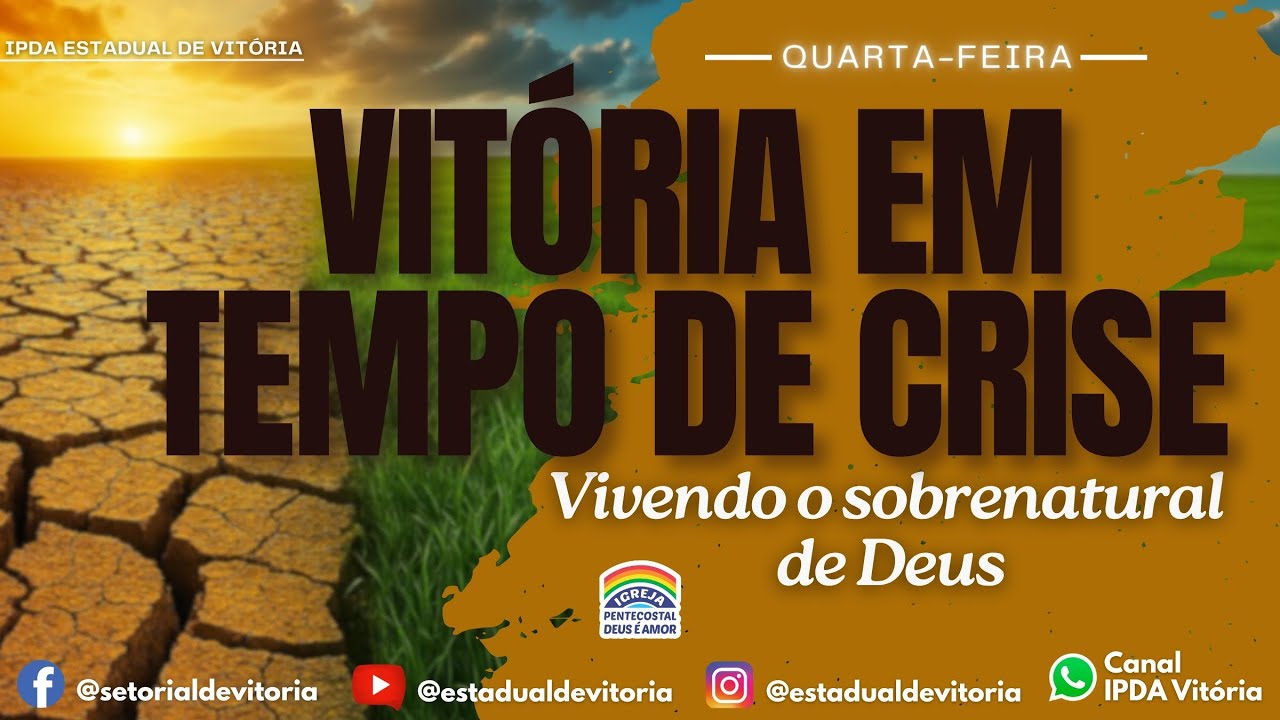 CAMPANHA VITÓRIA EM TEMPO DE CRISE I CULTO DA MANHÃ I 28/01/2026