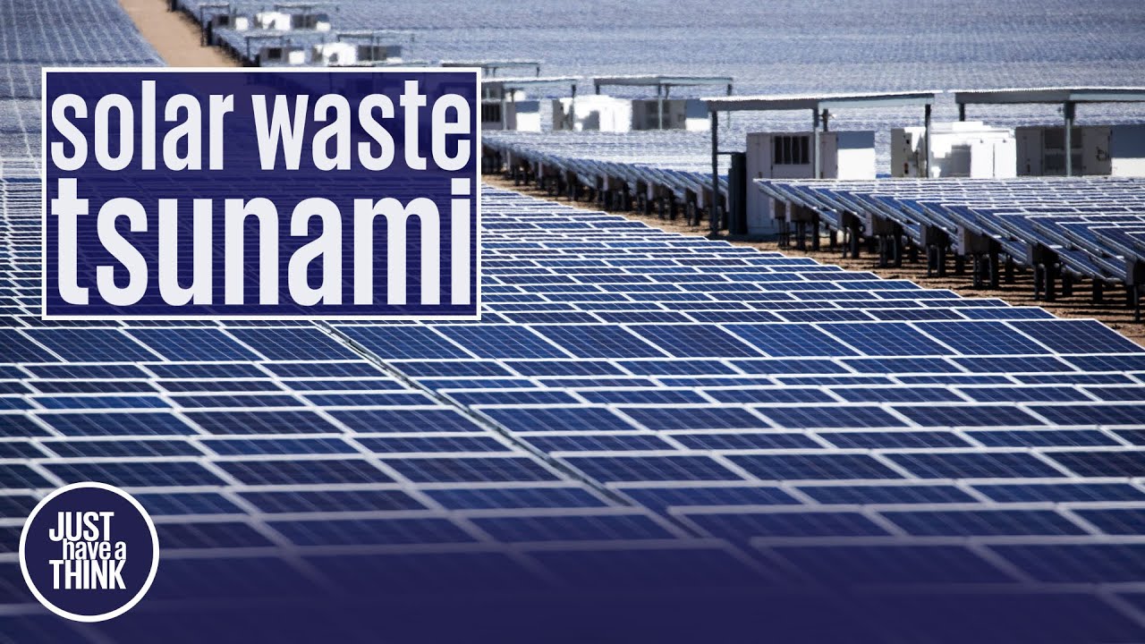 A global solar PV waste TSUNAMI is about to hit!