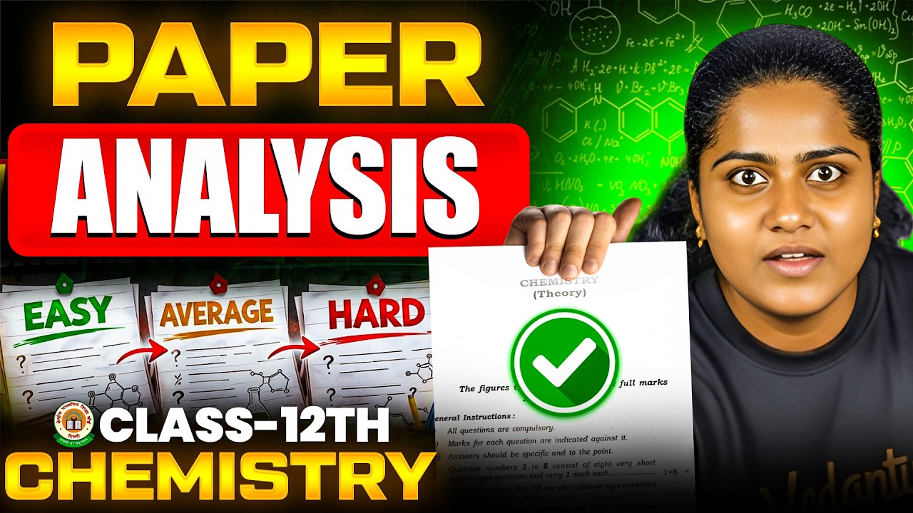 CBSE Class 12th Chemistry Board Paper Analysis 2026 | by Premila Mam