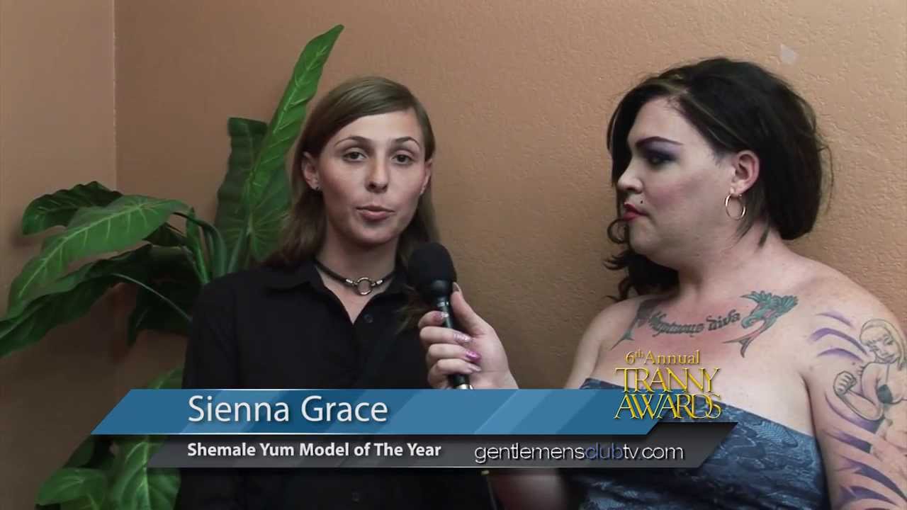 Sienna Grace Wins Shemale Yum Model of The Year Award