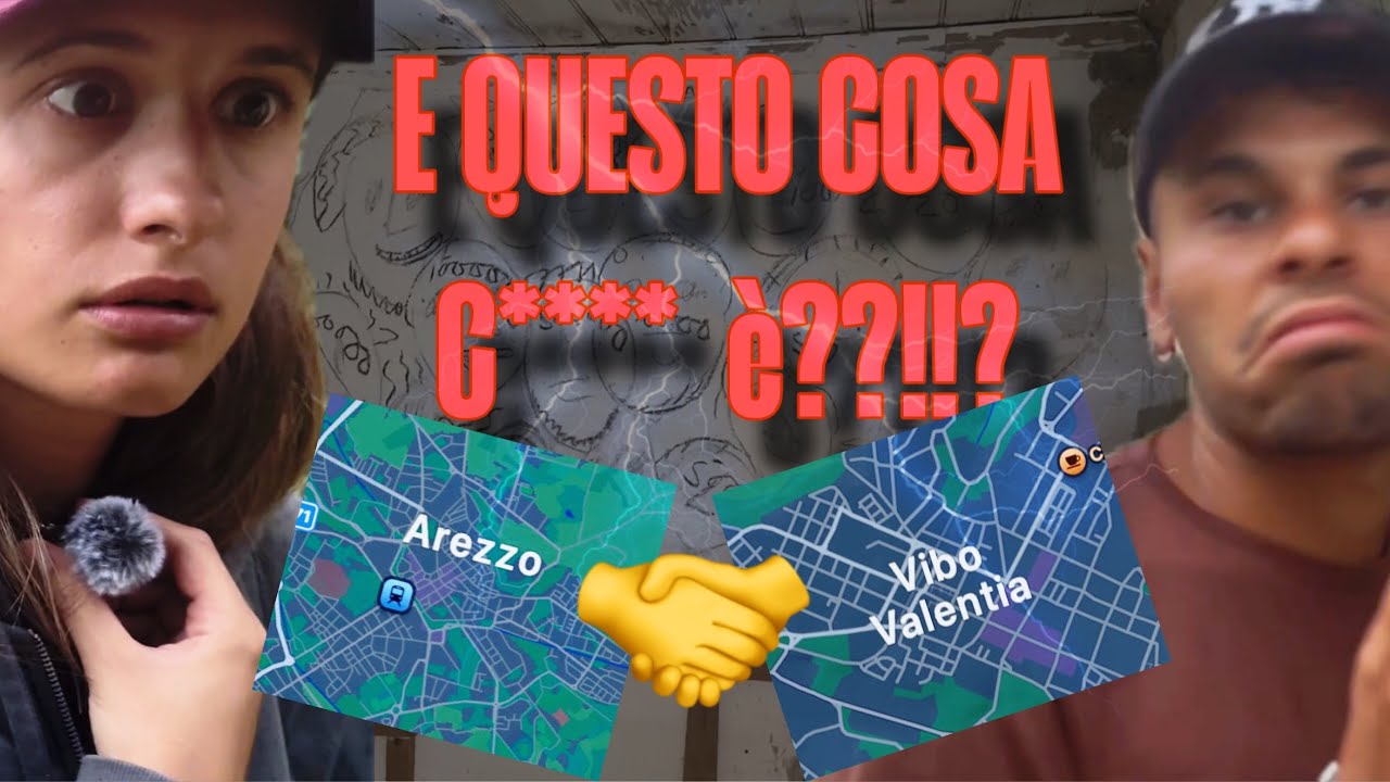 Porto ragazza di AREZZO a PAPAGLIONTI 😱 in Calabria | troviamo strani disegni (focu)