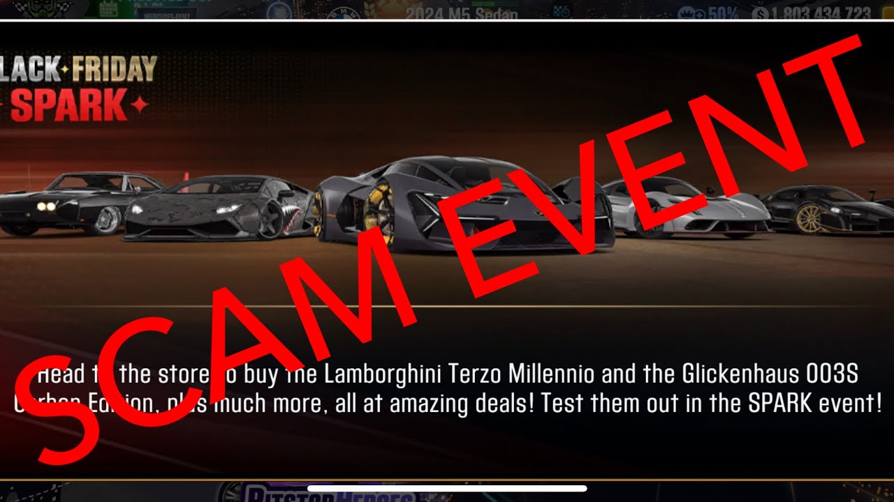 CSR2 Events | Black Friday Spark/Black Friday Prime - Skip these SCAM EVENTS!!!