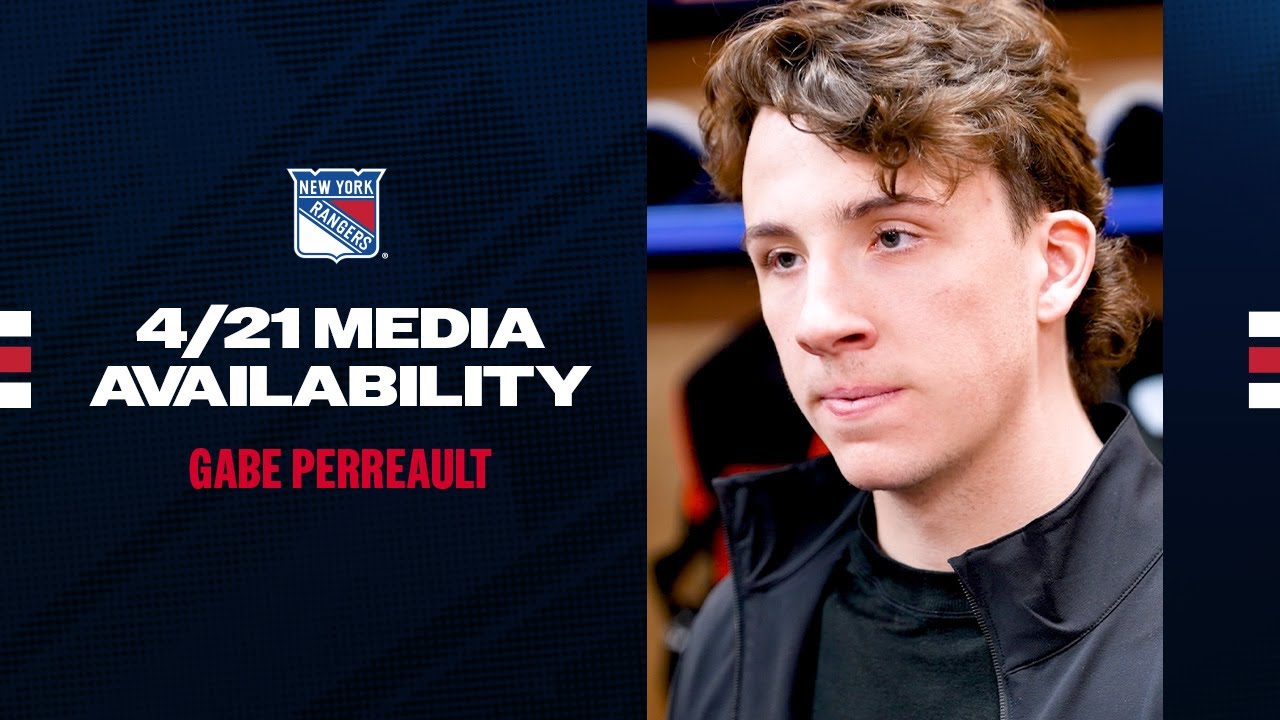 NYR 2025 Exit Day: Gabe Perreault Media Availability | April 21, 2025