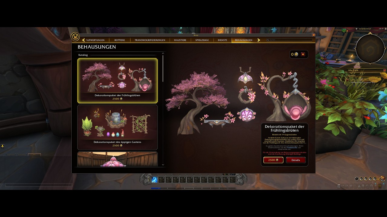 World of Warcraft Housing News | Das erste große Housing-Shop-Update ist da #wow #housing