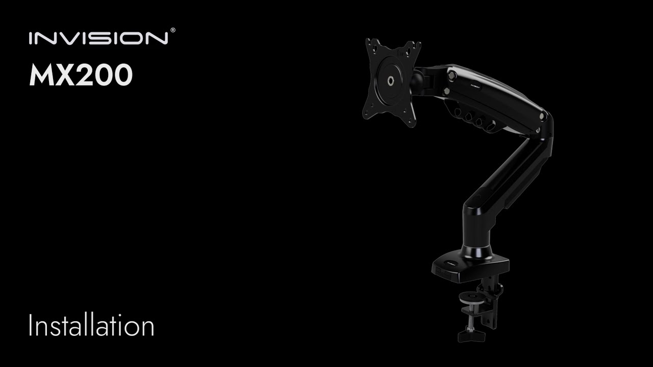 Invision MX200 Monitor Arm | Step-by-Step Guide