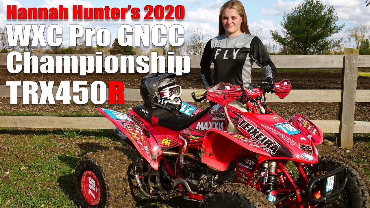 Обзор Honda TRX450R от Ханны Хантер для чемпионата WXC Pro GNCC 2020 года и что нового в 2021 году