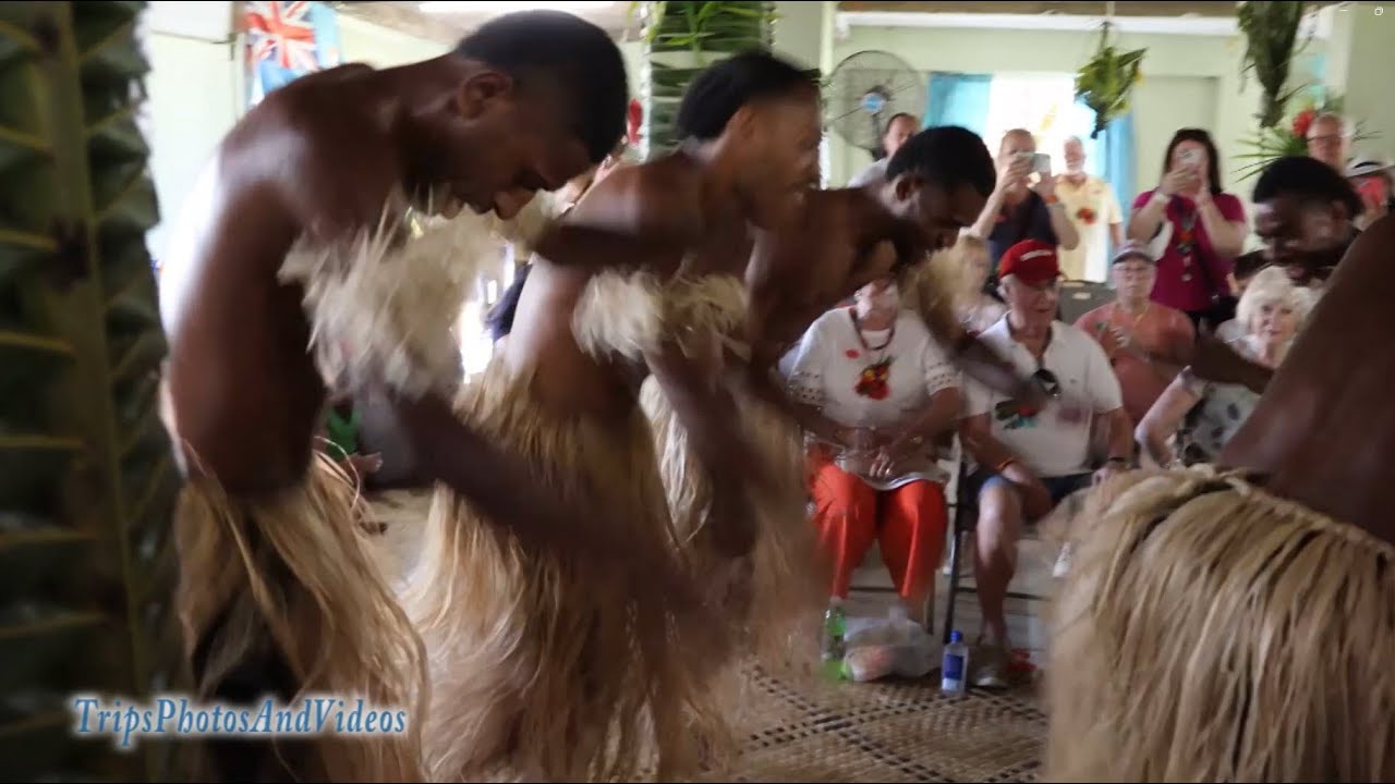 Fiji Natives Dance in Suva's Sawani Village.