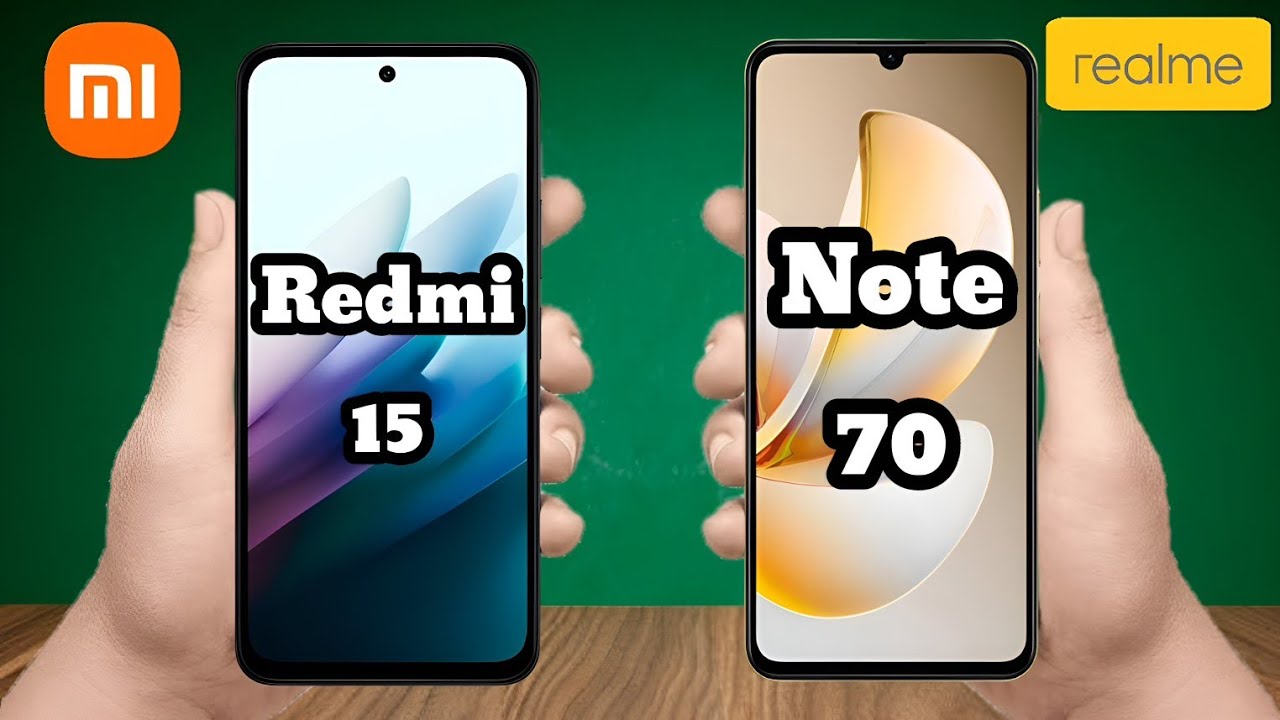 Xiaomi Redmi 15 vs Realme Note 70