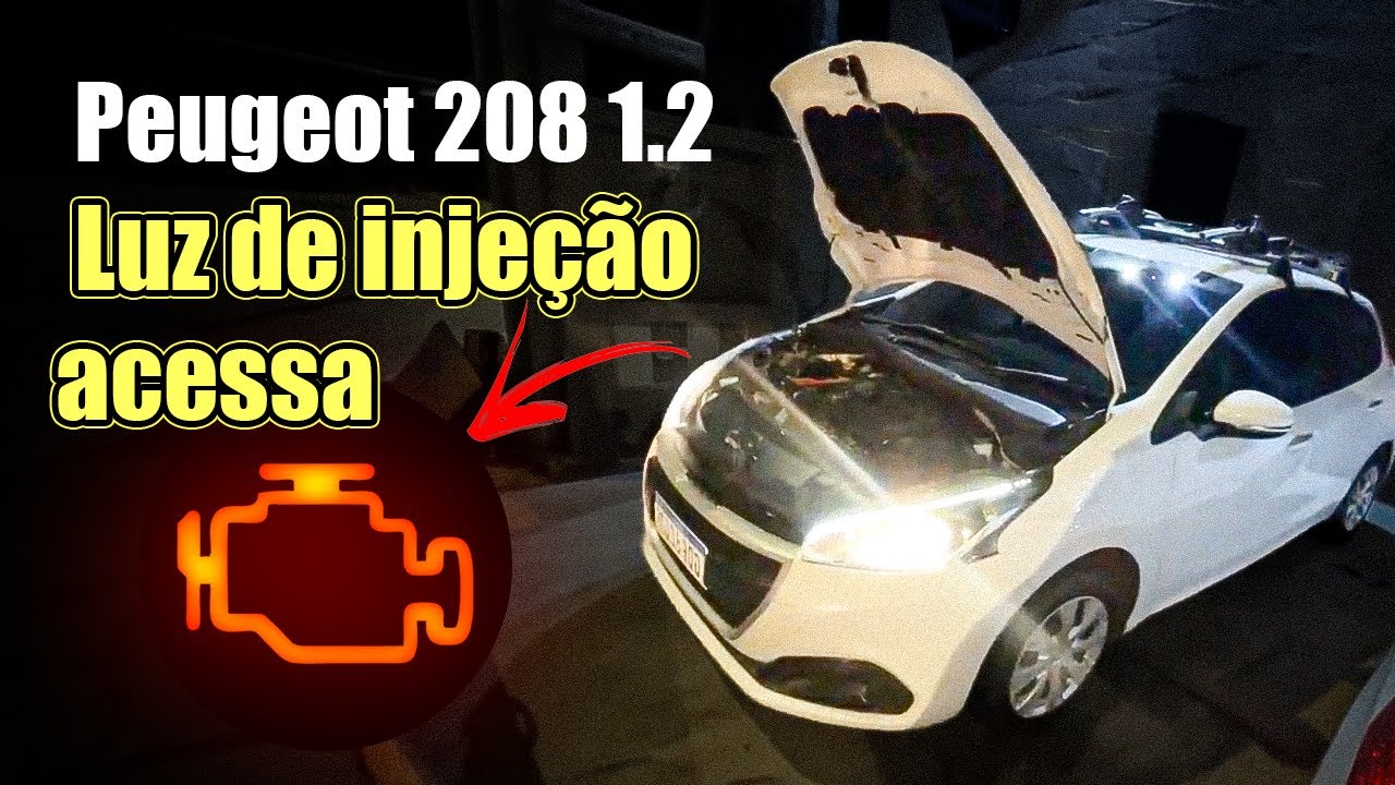 Peugeot 208 1.2 | Falhando e luz de injeção acesa | PROBLEMA SOLUCIONADO