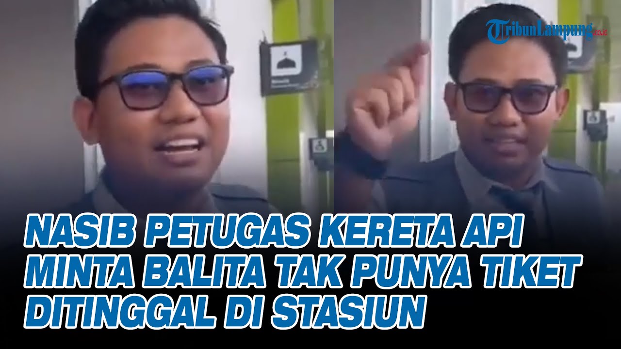 Nasib Petugas Kereta Api Minta Balita Tak Punya Tiket Ditinggal di Stasiun, Sosoknya Pegawai PT APS