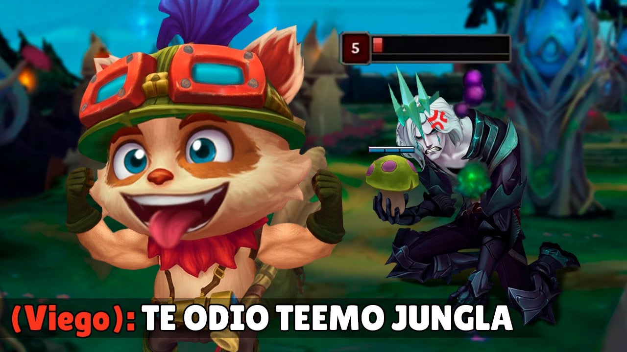 &iexcl;TODOS me ODIAN! por USAR el PODER de TEEMO JUNGLA😈