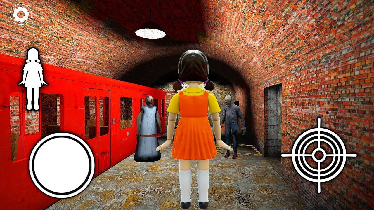 Playing As DOLL From The SQUID GAME in Granny Chapter 3 on Hard Mode !