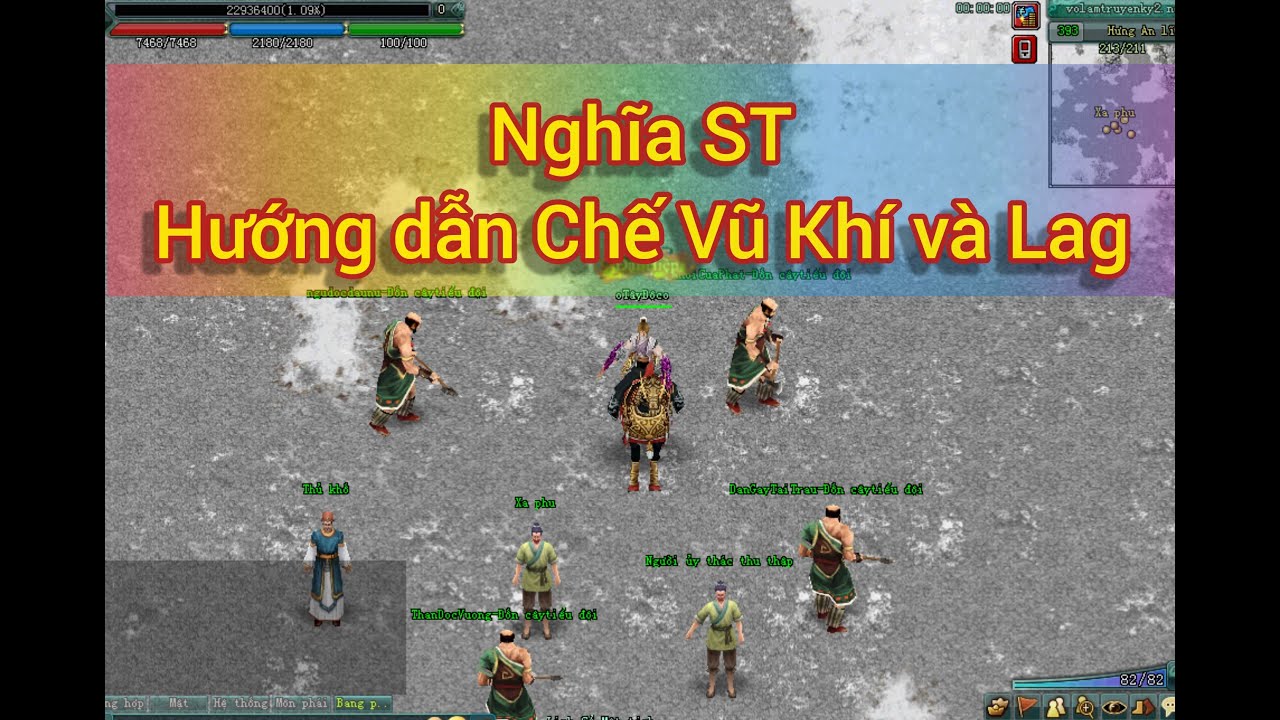 Võ Lâm 2 : Hướng Dẫn chi tiết cách chế tạo kỹ năng sống cho anh em