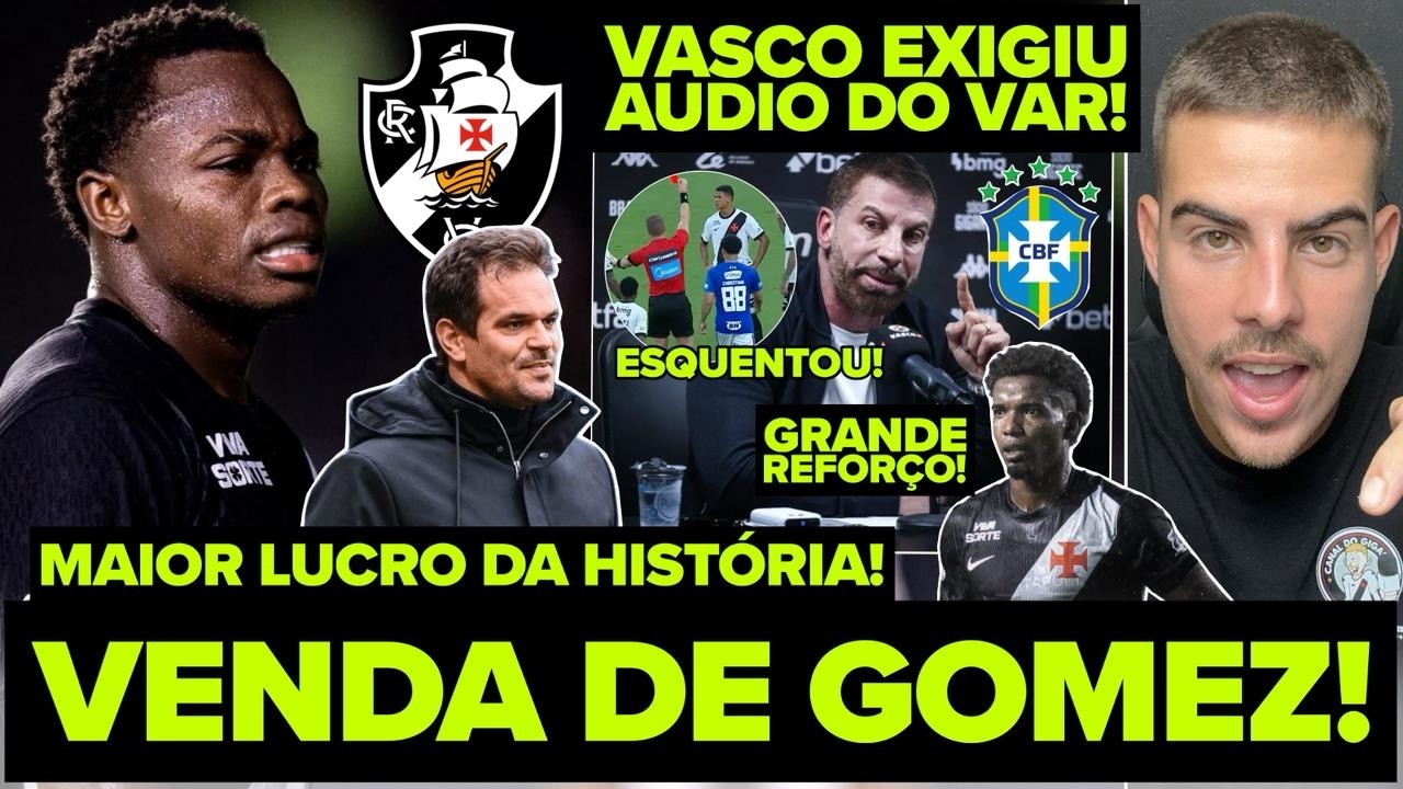 MAIOR LUCRO DA HISTÓRIA DO VASCO! VASCÃO VENDENDO ANDRES GOMEZ APÓS COPA DO MUNDO? REFORÇO AGORA! E+