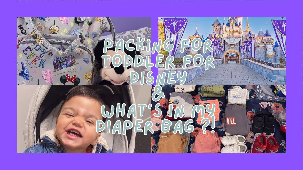 ✨Pack with me for Disney for a Toddler