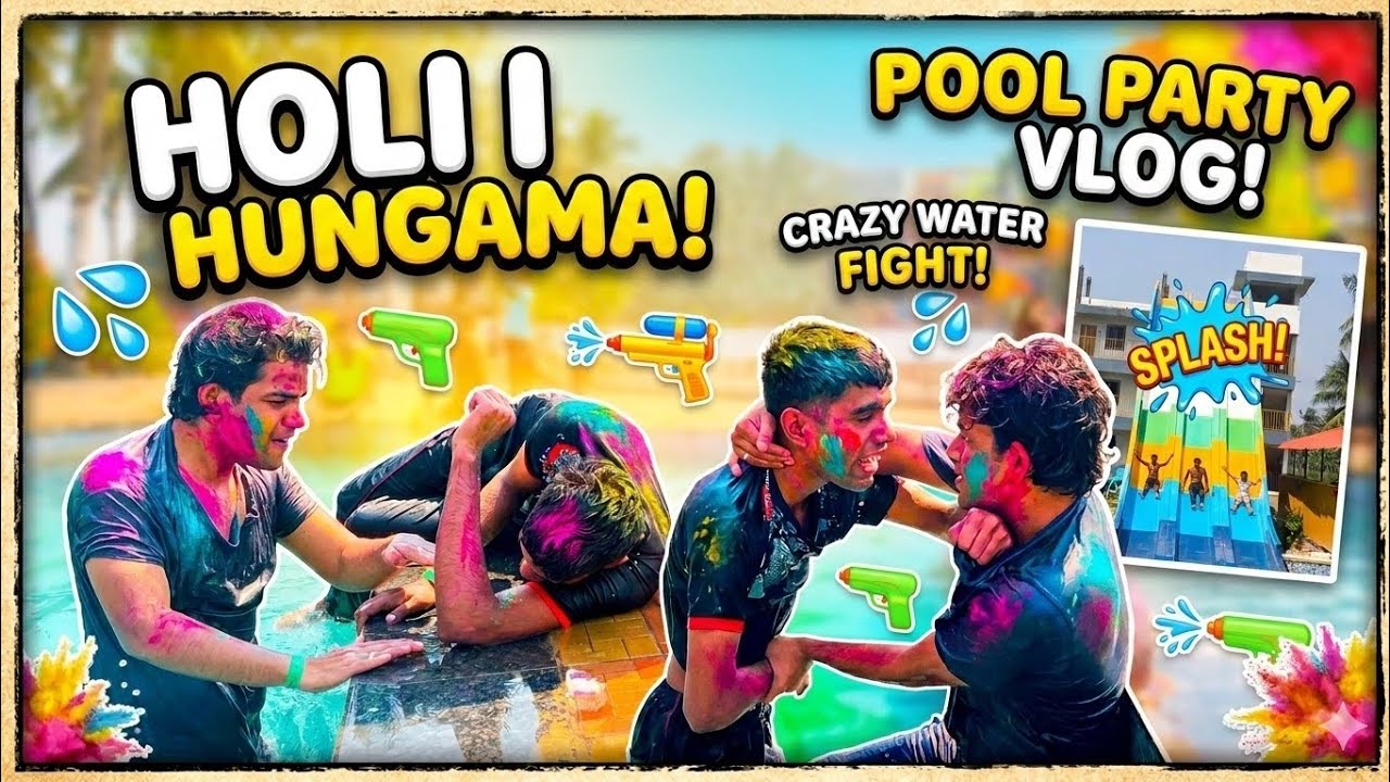 ​A Day Drenched in Color🫟😂 | Holi 2026🥳 (CRAZY VLOG).   