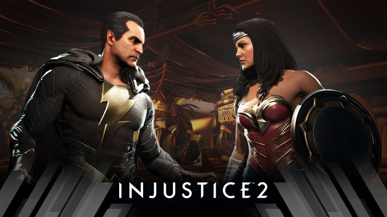 Injustice 2 - Black Adam Vs Wonder Woman (Very Hard)