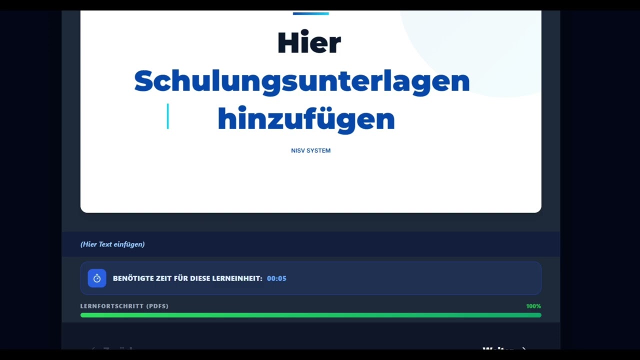 NISV System - Schulungssystem für die Kosmetikbranche.
