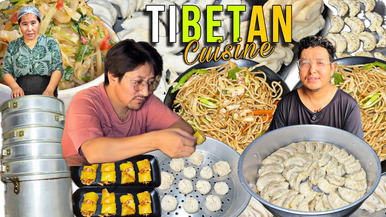 EXPERIENCE the Best TIBETAN CUISINES in Jammu | Baozi Momos, SHEPTA TMOK, Mixveg Thukpa, Butter Tea
