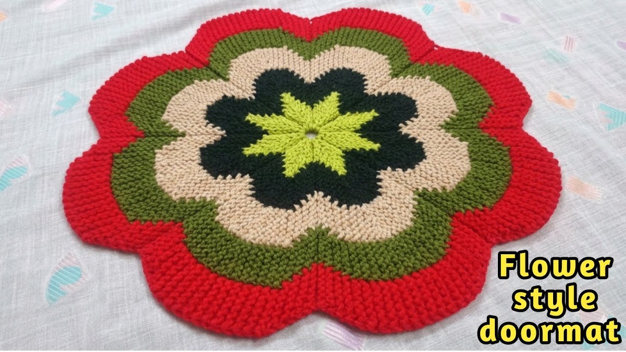 Dekhte hi pasand aane wala Flower Style Doormat! 😍 | Doormat #234