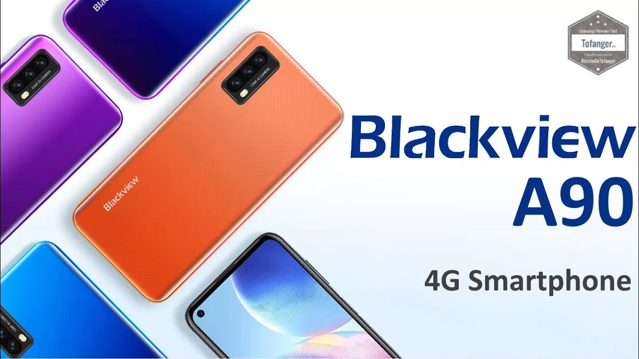 Смартфон BLACKVIEW A90 4G - 4 ГБ ОЗУ и 64 ГБ ПЗУ - Android 11 - Распаковка